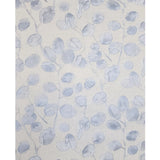 Z77509 Off White silver- blue eucalyptus trail leaves faux fabric textured Wallpaper 3D

