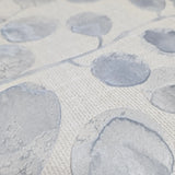 Z77509 Off White silver- blue eucalyptus trail leaves faux fabric textured Wallpaper 3D
