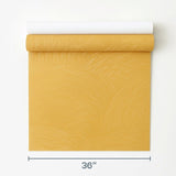 Z77510 Yellow - orange swirled circles faux plaster textured contemporary Wallpaper 3D