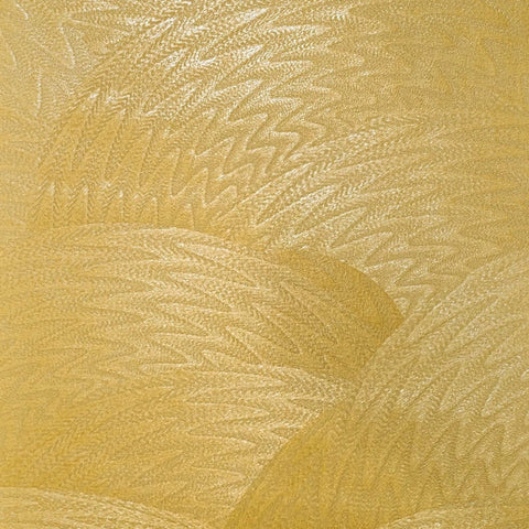 Z77510 Yellow - orange swirled circles faux plaster textured contemporary Wallpaper 3D