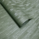 Z77511 Modern dark hunter green faux fabric vertical stripes textured lines wallpaper