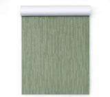 Z77511 Modern dark hunter green faux fabric vertical stripes textured lines wallpaper