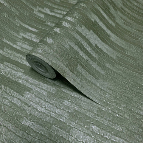 Z77511 Modern dark hunter green faux fabric vertical stripes textured lines wallpaper