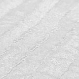 Z77514 Pearl satin off white faux fabric vertical stripes textured lines wallpaper roll