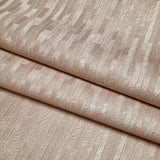 Z77515 Copper Rose gold metallic faux fabric vertical stripes textured lines wallpaper