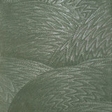 Z77517 Hunter dark green swirled circles faux plaster textured contemporary Wallpaper