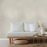 Z77518 Champagne cream metallic swirled circles faux plaster textured modern Wallpaper