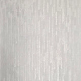 Z77519 Satin Ivory gold metallic faux fabric vertical stripes textured lines wallpaper

