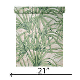 Z77543 Floral tropical modern beige cream green palm leaves textured wallpaper rolls 3D
