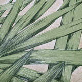 Z77543 Floral tropical modern beige cream green palm leaves textured wallpaper rolls 3D
