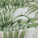Z77543 Floral tropical modern beige cream green palm leaves textured wallpaper rolls 3D
