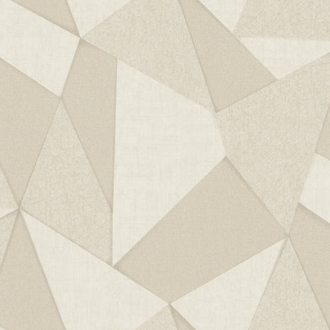 Z77552 Geometric Modern triangles faux fabric textured wallpaper 3D illusion