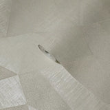 Z77552 Geometric beige tan cream triangles faux fabric textured geo modern wallpaper 3D