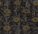 ZA8017 French Marigold Black Gold Wallpaper