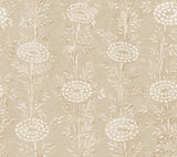 ZA8018 French Marigold Taupe Gold Wallpaper