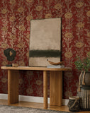 ZA8019 French Marigold Red Gold Wallpaper