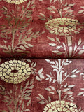 ZA8019 French Marigold Red Gold Wallpaper