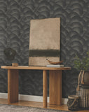 ZA8022 Morning Shell Black Grey Wallpaper