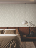 ZA8033 Ellena Light Grey Wallpaper