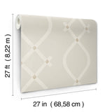 ZA8033 Ellena Light Grey Wallpaper