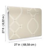 ZA8034 Ellena Beige Wallpaper