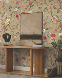 ZA8037 Kimora's Garden Linen Wallpaper