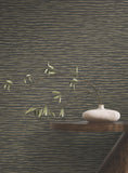 ZA8041 Lotus Weave Charcoal Wallpaper
