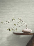 ZA8044 Lotus Weave Soft Sage Wallpaper