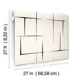 ZA8051 Malia White Black Wallpaper