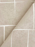 ZA8052 Malia White Taupe Wallpaper