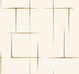 ZA8053 Malia Gold White Wallpaper