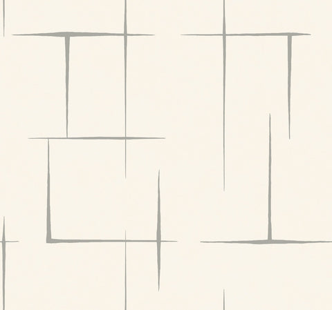 ZA8055 Malia Grey White Wallpaper