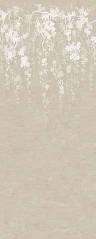 ZA8059M Sakura Blooms Neutral Wall Mural