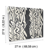 ZA8062 Timira Charcoal Wallpaper
