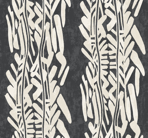 ZA8062 Timira Charcoal Wallpaper