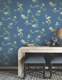  ZA8072 April Blossom Cobalt Wallpaper