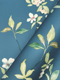  ZA8072 April Blossom Cobalt Wallpaper