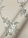 ZA8075 April Blossom Taupe Wallpaper