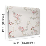 ZA8076 April Blossom Cream Wallpaper