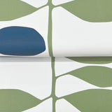 ZM2801 Sculpted Vines Alpinуe Ultramarine Wallpaper