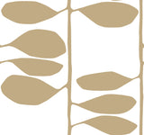 ZM2803 Sculpted Vines Gold Wallpaper 