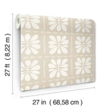 ZM2808 Mimosa Fleur Nude Wallpaper