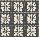 ZM2810 Mimosa Fleur Carbon Black Wallpaper