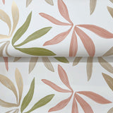 ZM2812 Little Garden Leaf Coral Wallpaper