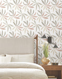 ZM2814 Little Garden Nude Blush Wallpaper