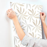 ZM2815 Little Garden Neutral Pearl Wallpaper