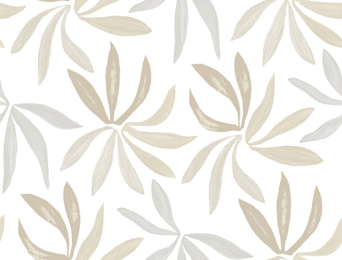 ZM2815 Little Garden Neutral Pearl Wallpaper