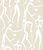 ZM2834 Joyful Dancers Nude Wallpaper