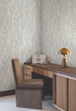 ZM2835 Joyful Dancers Lichen Grey Wallpaper