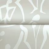 ZM2835 Joyful Dancers Lichen Grey Wallpaper